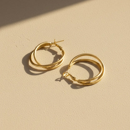 Ohrringe Celestial Lines Gold