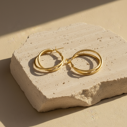 Ohrringe Celestial Lines Gold