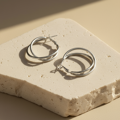 Ohrringe Celestial Lines Silver