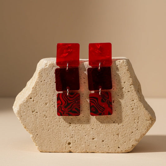 Ohrringe Red Essence