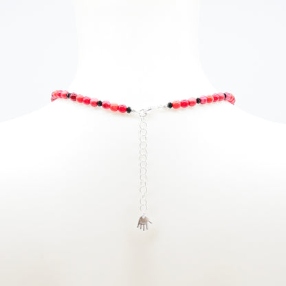 Perlenkette Red Rose