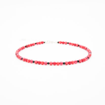 Perlenkette Red Rose