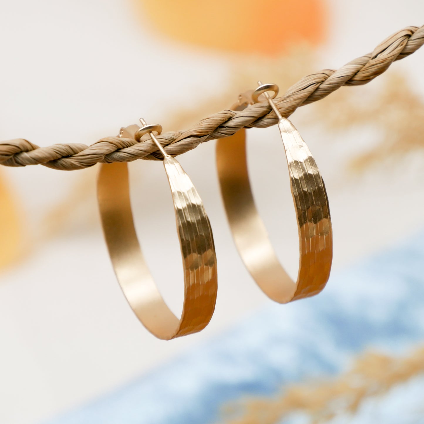 Ohrringe Golden Stripes