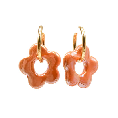 Ohrringe Blossom Orange