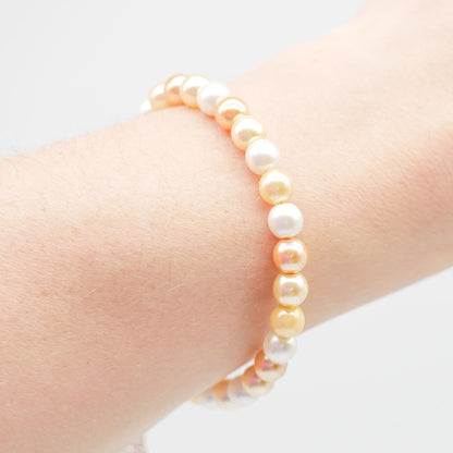 Armband Peachy Pearls