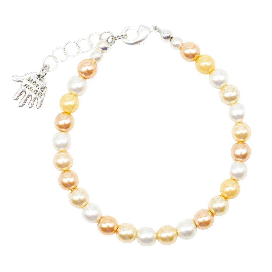 Armband Peachy Pearls