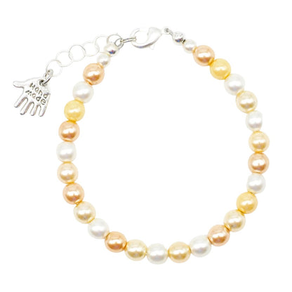 Armband Peachy Pearls