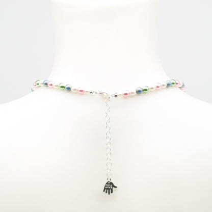 Perlenkette Rainbow Pearls