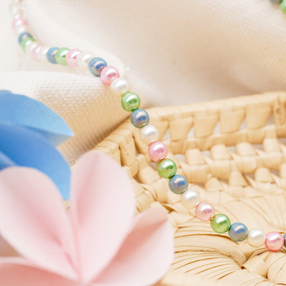 Perlenkette Rainbow Pearls