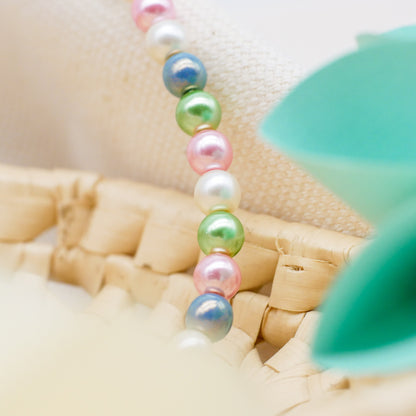Perlenkette Rainbow Pearls