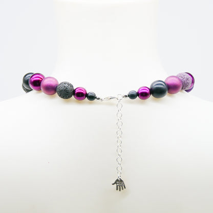 Perlenkette Midnight Queen
