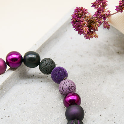 Perlenkette Midnight Queen