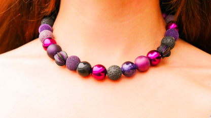 Perlenkette Midnight Queen