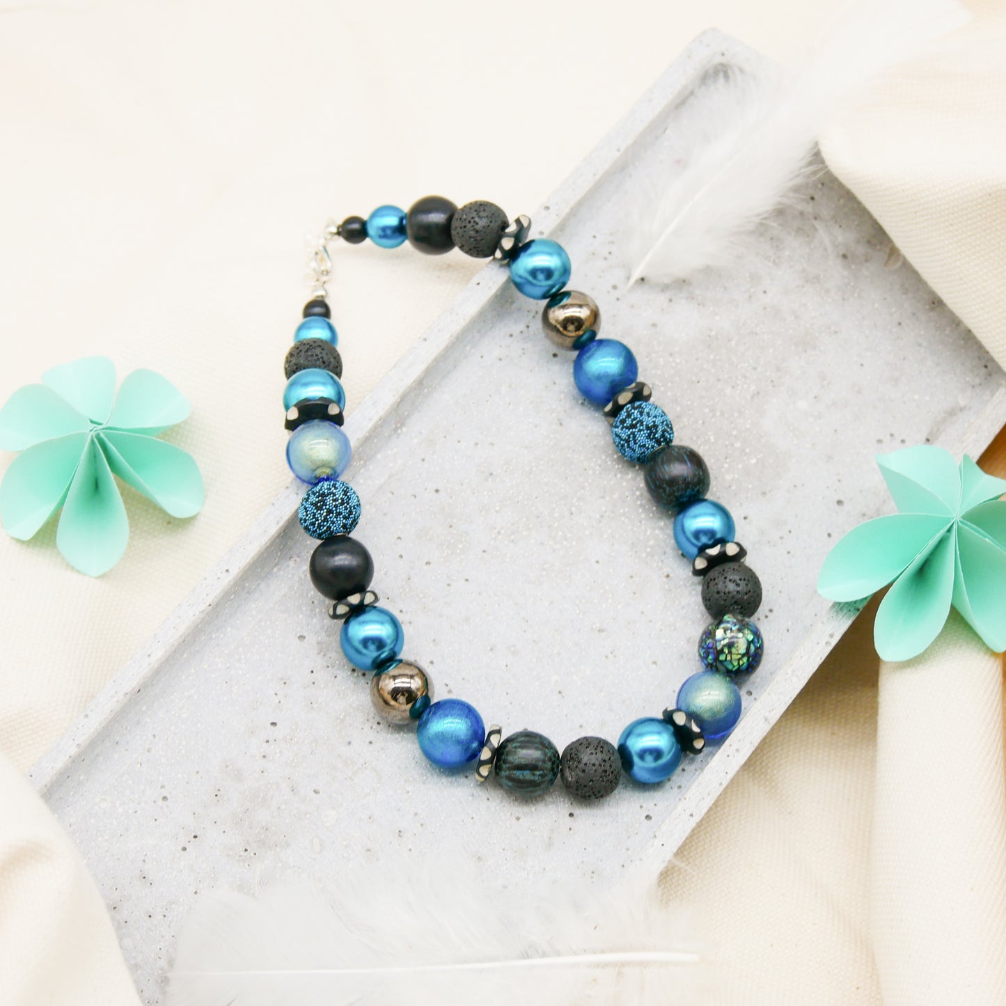 Perlenkette Magic Sky