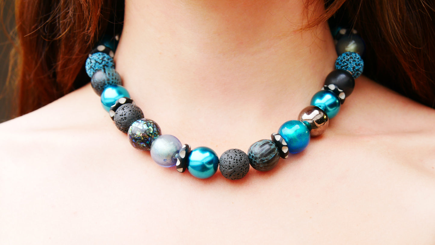 Perlenkette Magic Sky