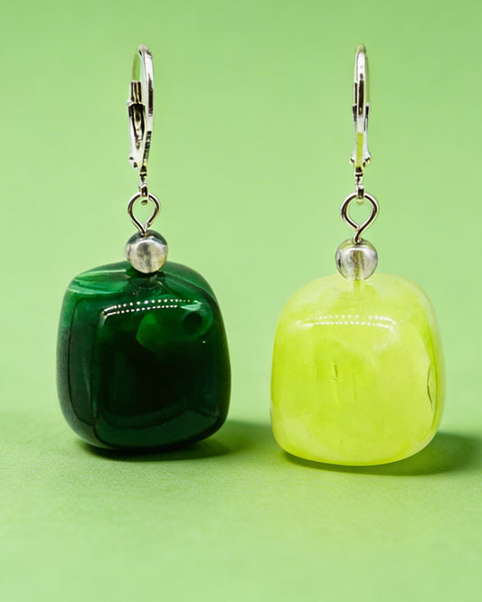 Ohrringe Lime Cubes
