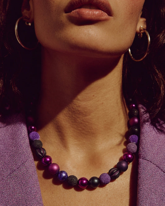 Perlenkette Midnight Queen