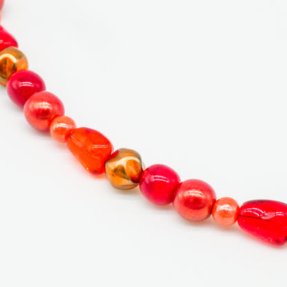 Perlenkette Red Charm