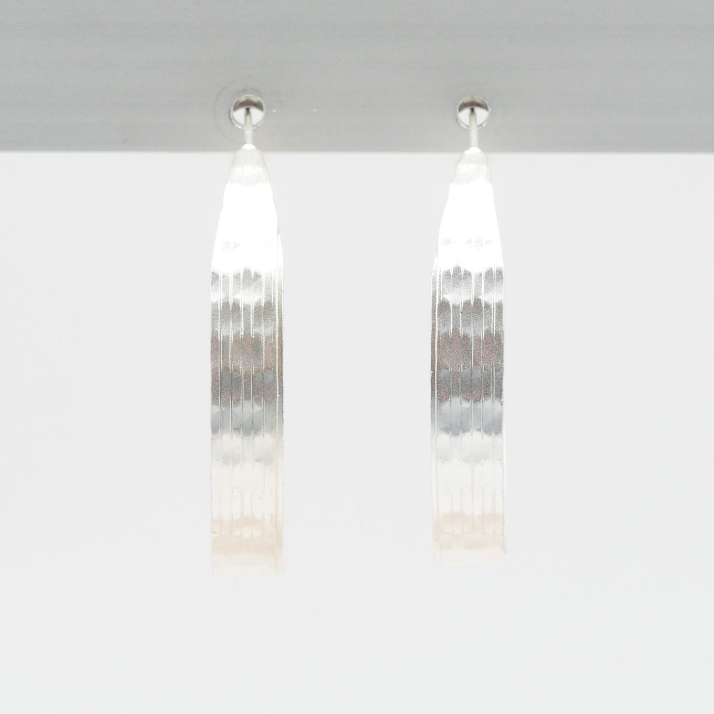 Ohrringe Silver Stripes