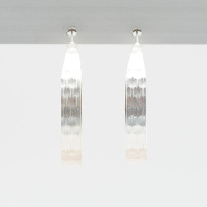 Ohrringe Silver Stripes