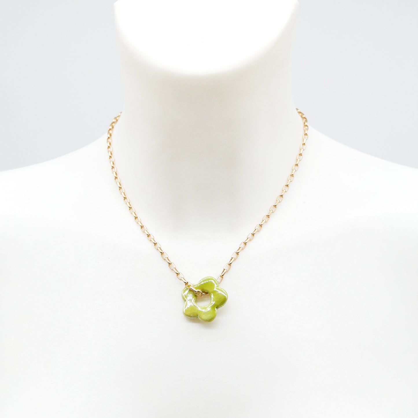 Kette Blossom Olive