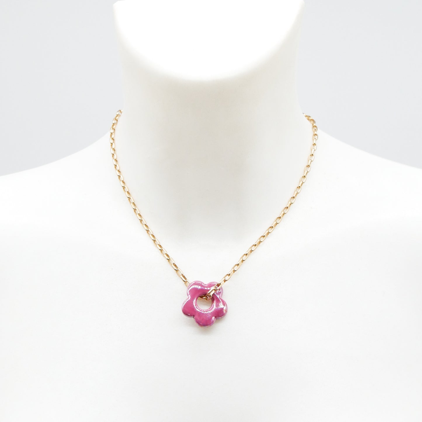 Kette Blossom Fuchsia