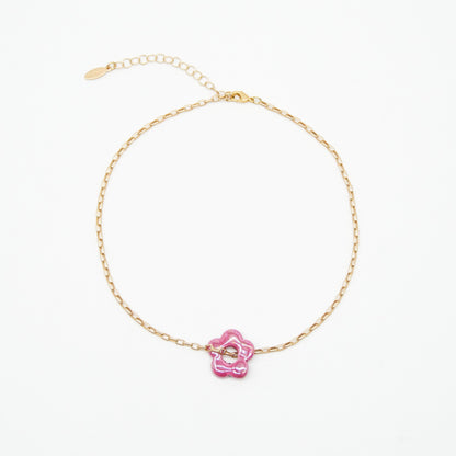 Kette Blossom Fuchsia