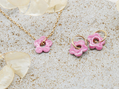 Kette Blossom Fuchsia