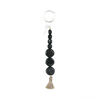 Bag Charm Obsidian