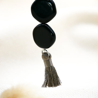 Bag Charm Obsidian