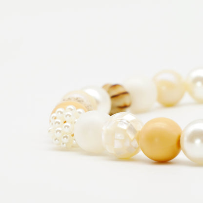 Perlenkette Off-White Dream