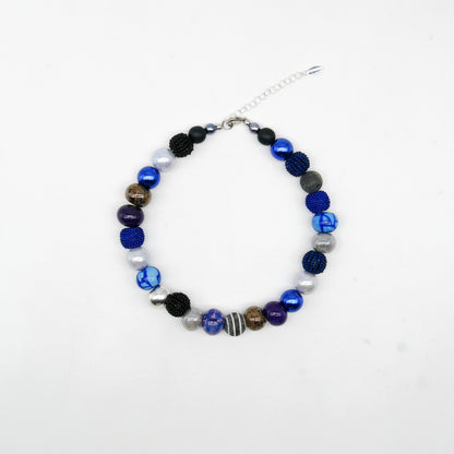 Perlenkette Blue Cliff