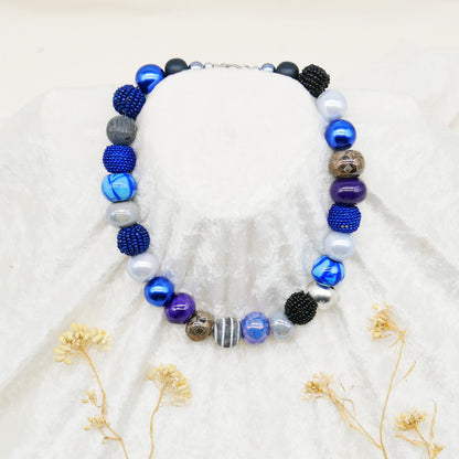 Perlenkette Blue Cliff