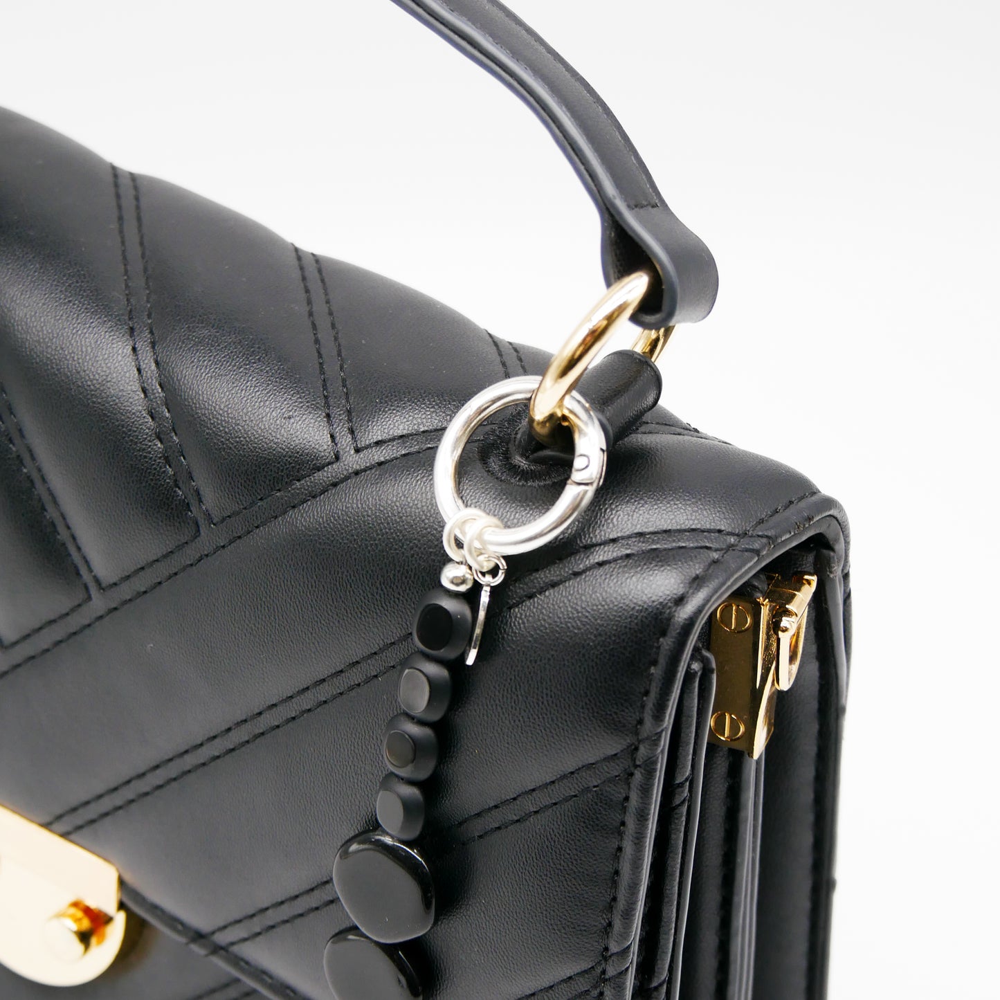 Bag Charm Obsidian