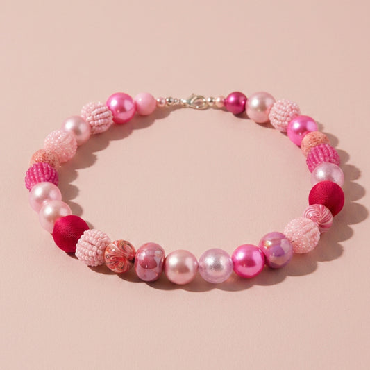 Perlenkette Passionfruit Pink