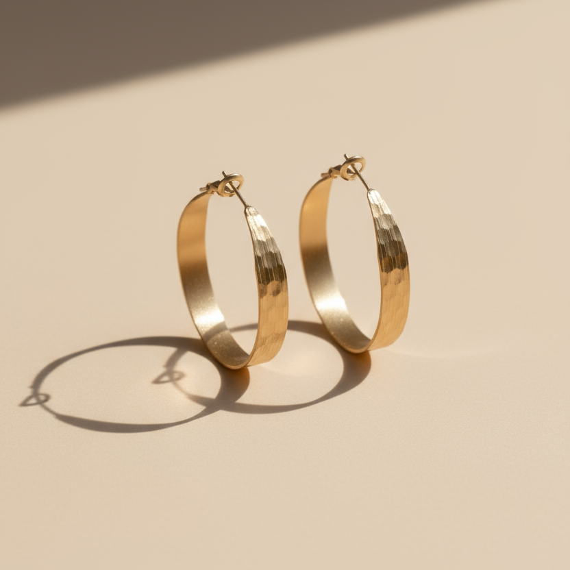 Ohrringe Golden Stripes