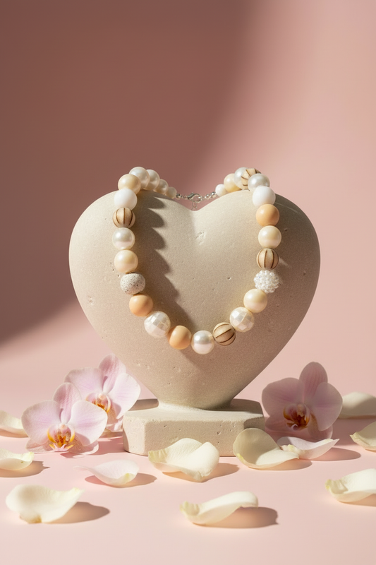 Perlenkette Off-White Dream