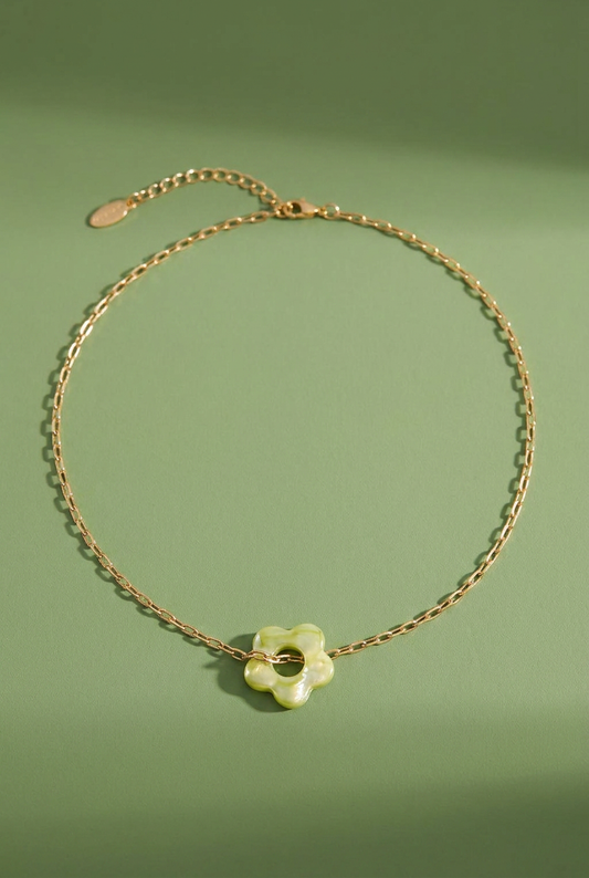 Kette Blossom Olive
