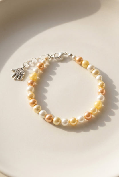 Armband Peachy Pearls