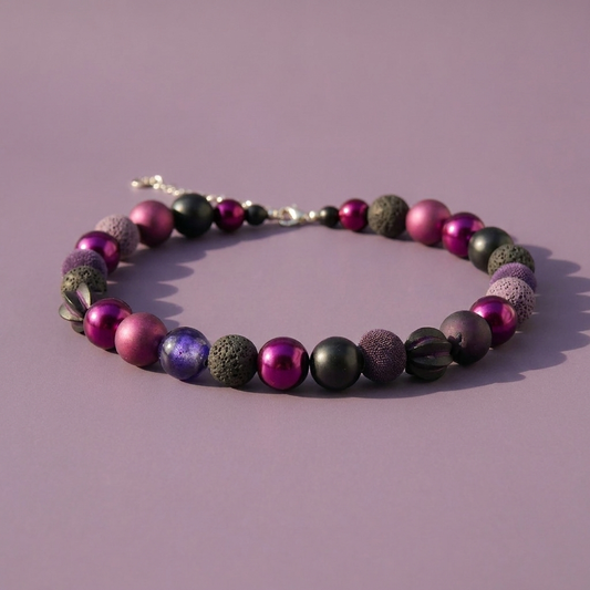 Perlenkette Midnight Queen