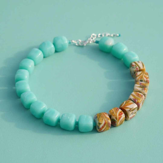 Perlenkette Ocean Cubes