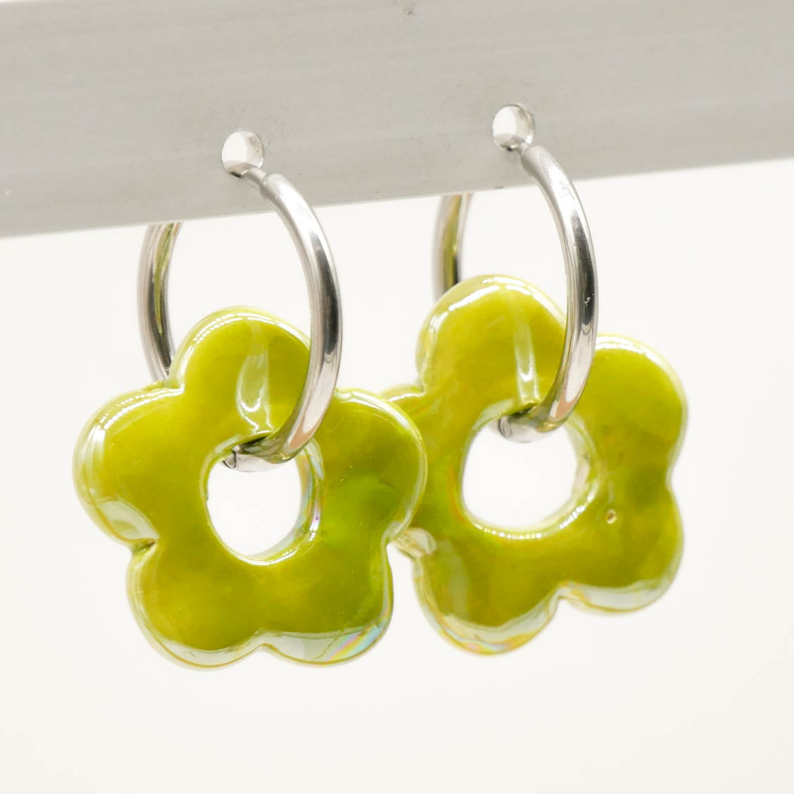 Ohrringe Blossom Olive