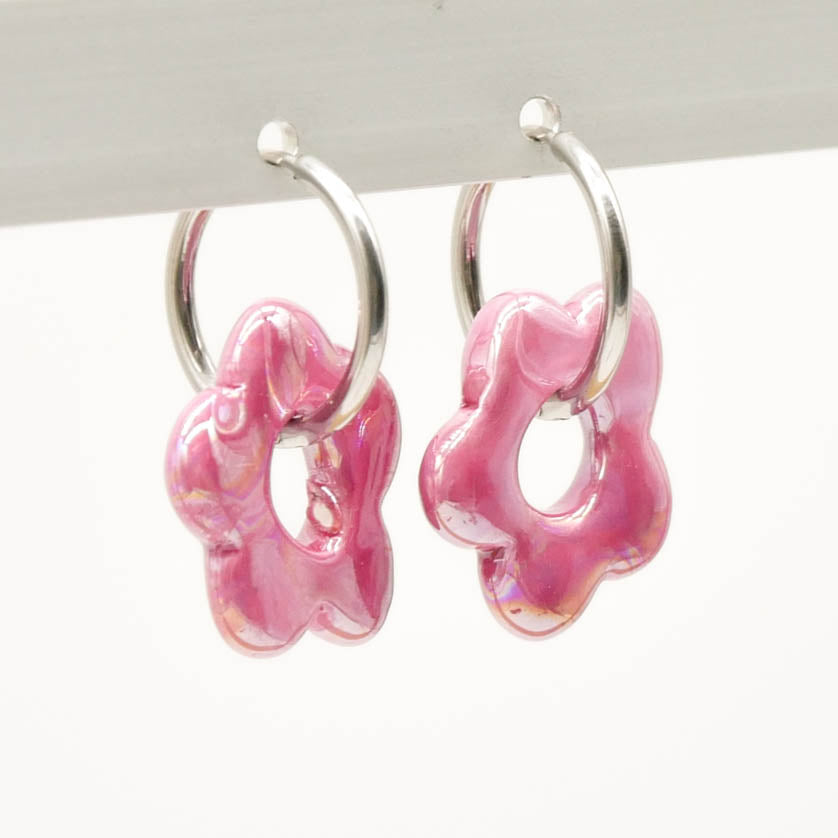 Ohrringe Blossom Fuchsia