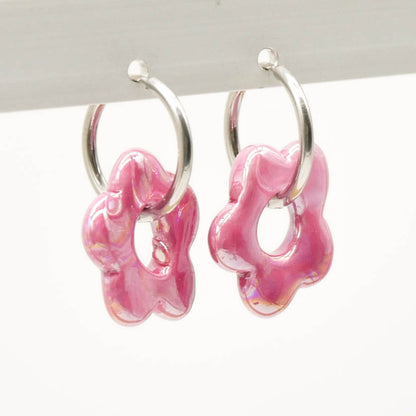 Ohrringe Blossom Fuchsia