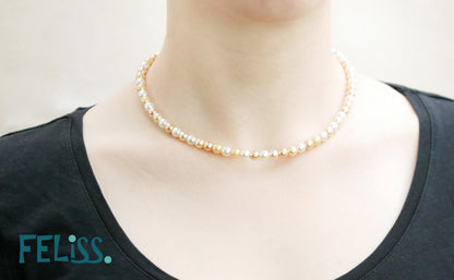 Perlenkette Peachy Pearls