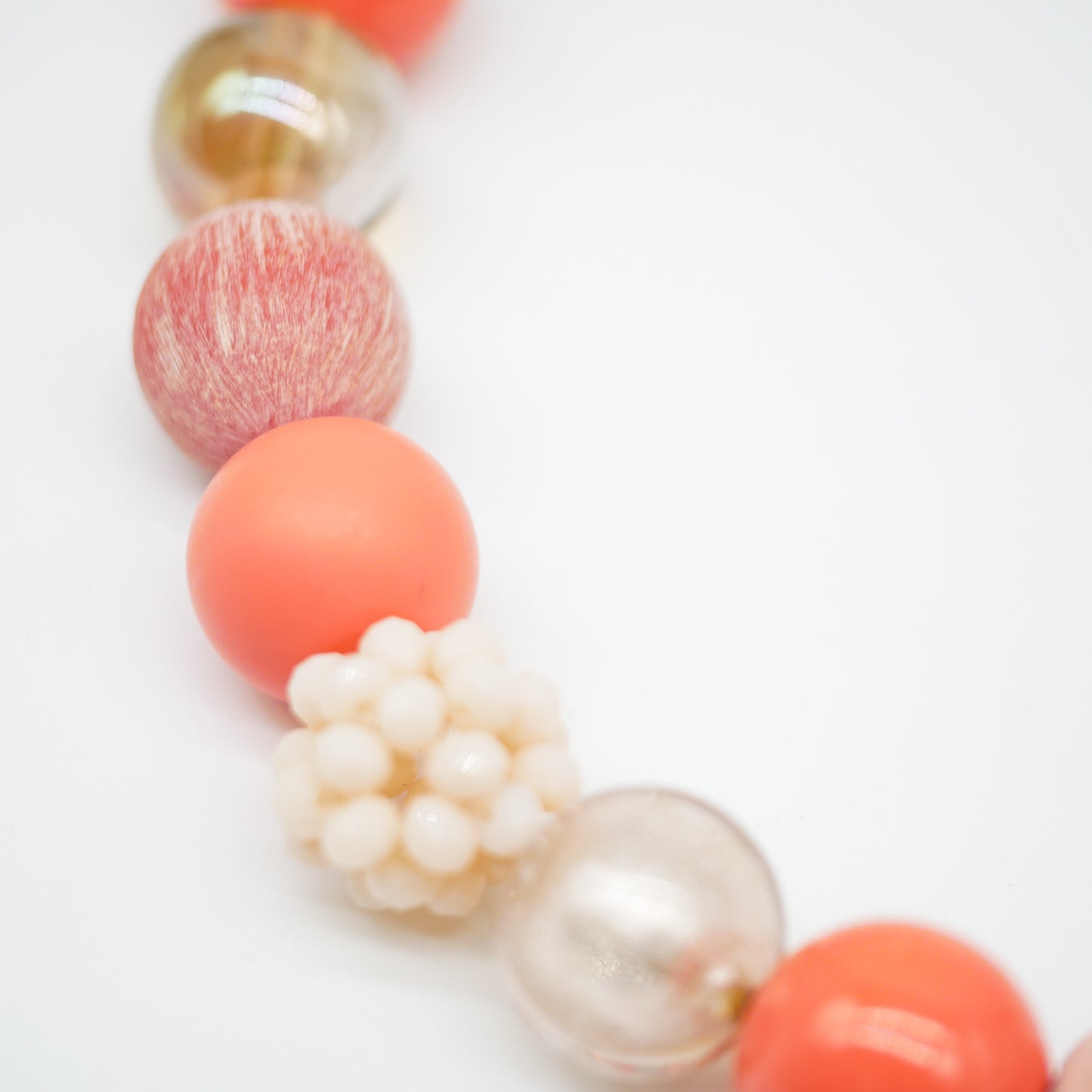 Perlenkette Peach Bloom