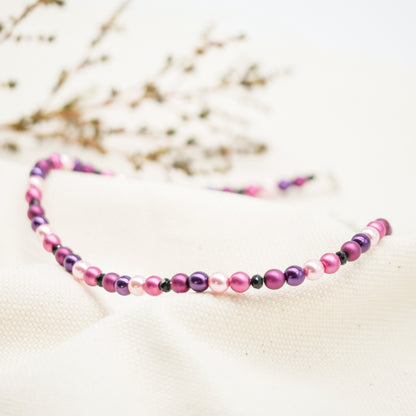 Perlenkette Pink Berry