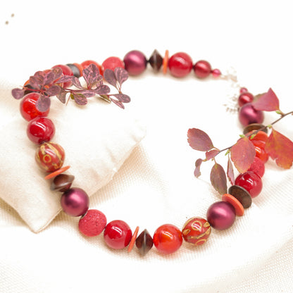 Perlenkette Cherry Kiss