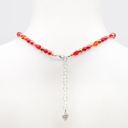Perlenkette Red Charm