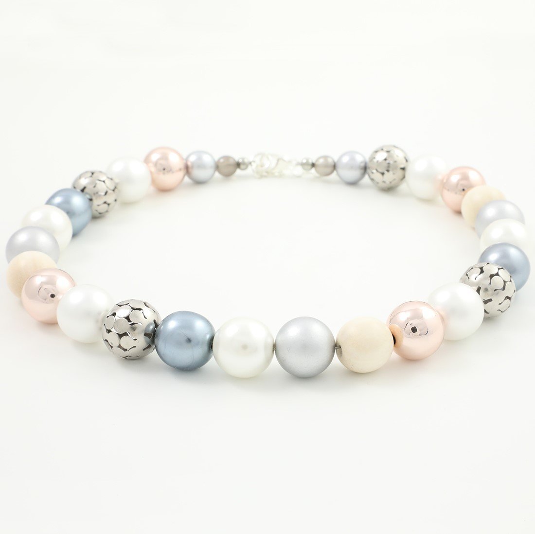 Perlenkette Icy Rose